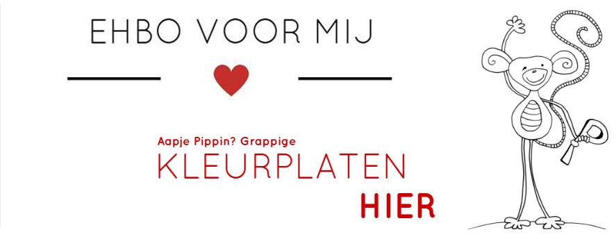 Kleurplaten met Aapje Pippin